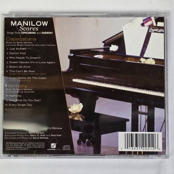 Barry Manilow Scores CD Copacabana & Harmony Pre-owned - Picture 3 of 3